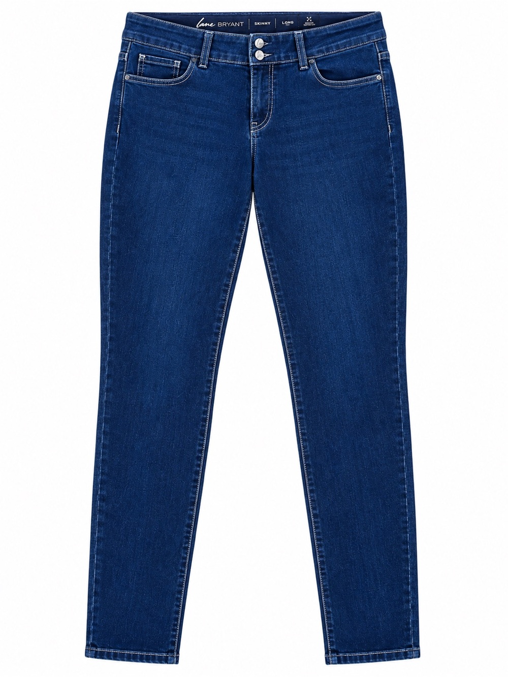 Lane Bryant Mid-Rise Skinny Jeans - Deep Blue - Sz 20 Long